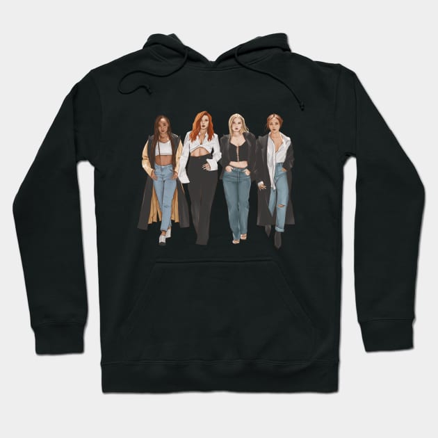 Hoodie little mix top